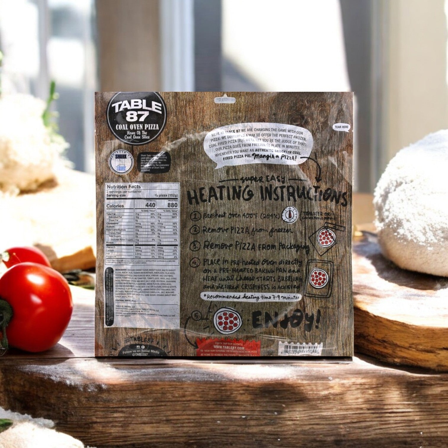 Table 87 Coal Oven Pepperoni Pizza, 10.7 oz - 3 Count