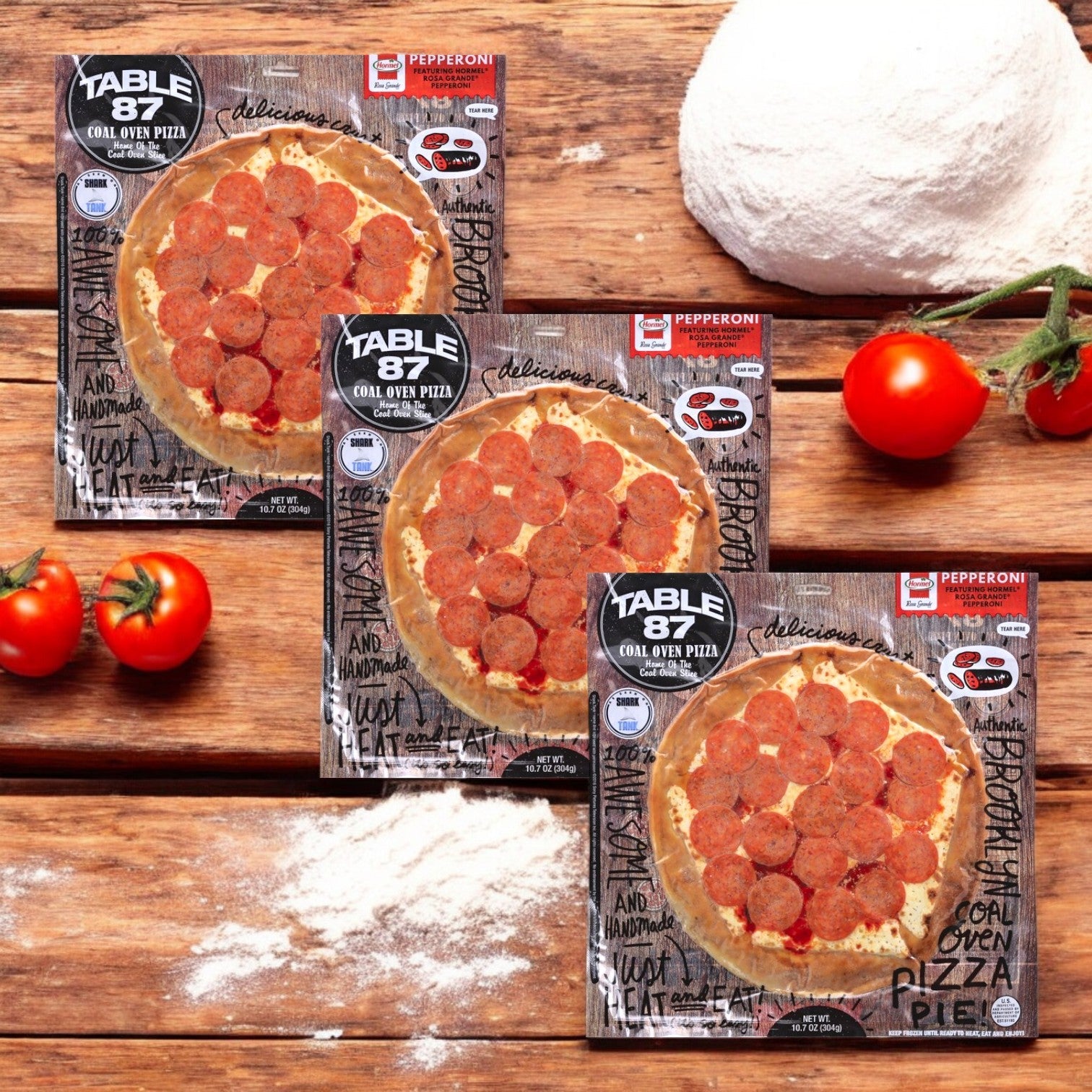 Table 87 Coal Oven Pepperoni Pizza, 10.7 oz - 3 Count