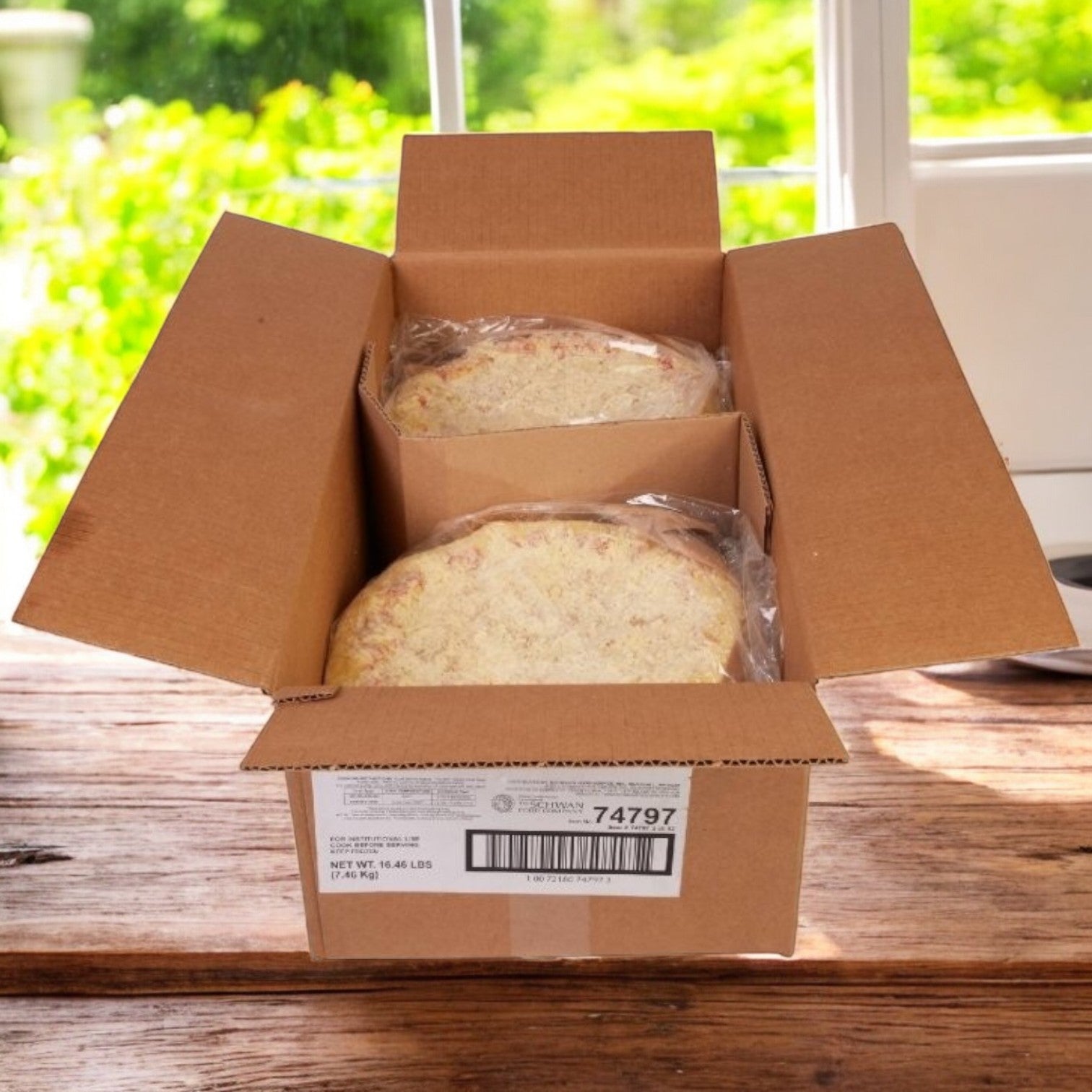 Villa Prima 12" Cheese Pizza – Rolled Edge, Frozen, Scratch Ready 12 Pizzas Per Case