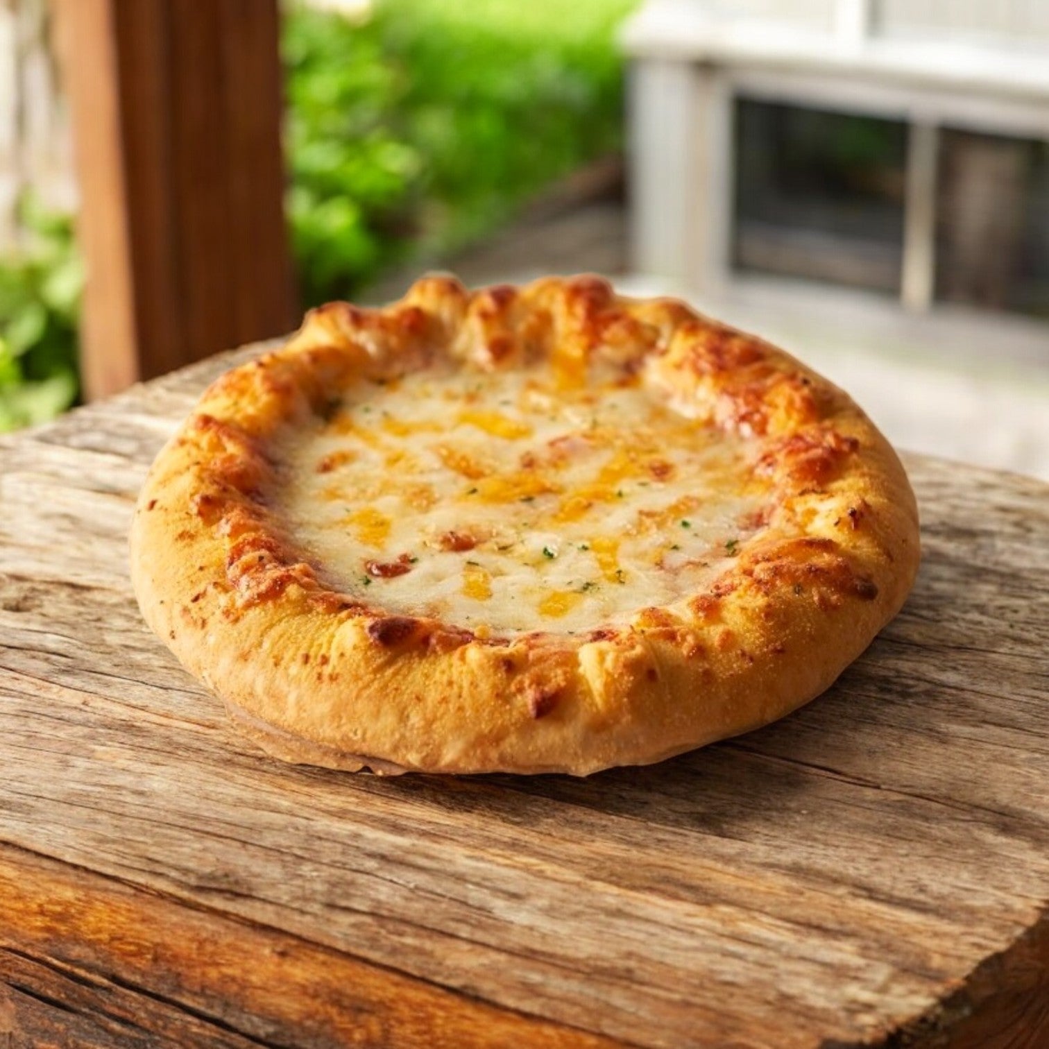 Villa Prima 8" Cheese Pizza – 4-Way Cut, Hand-Tossed, Frozen 24 Pizzas Per Case (11.15 oz Each)