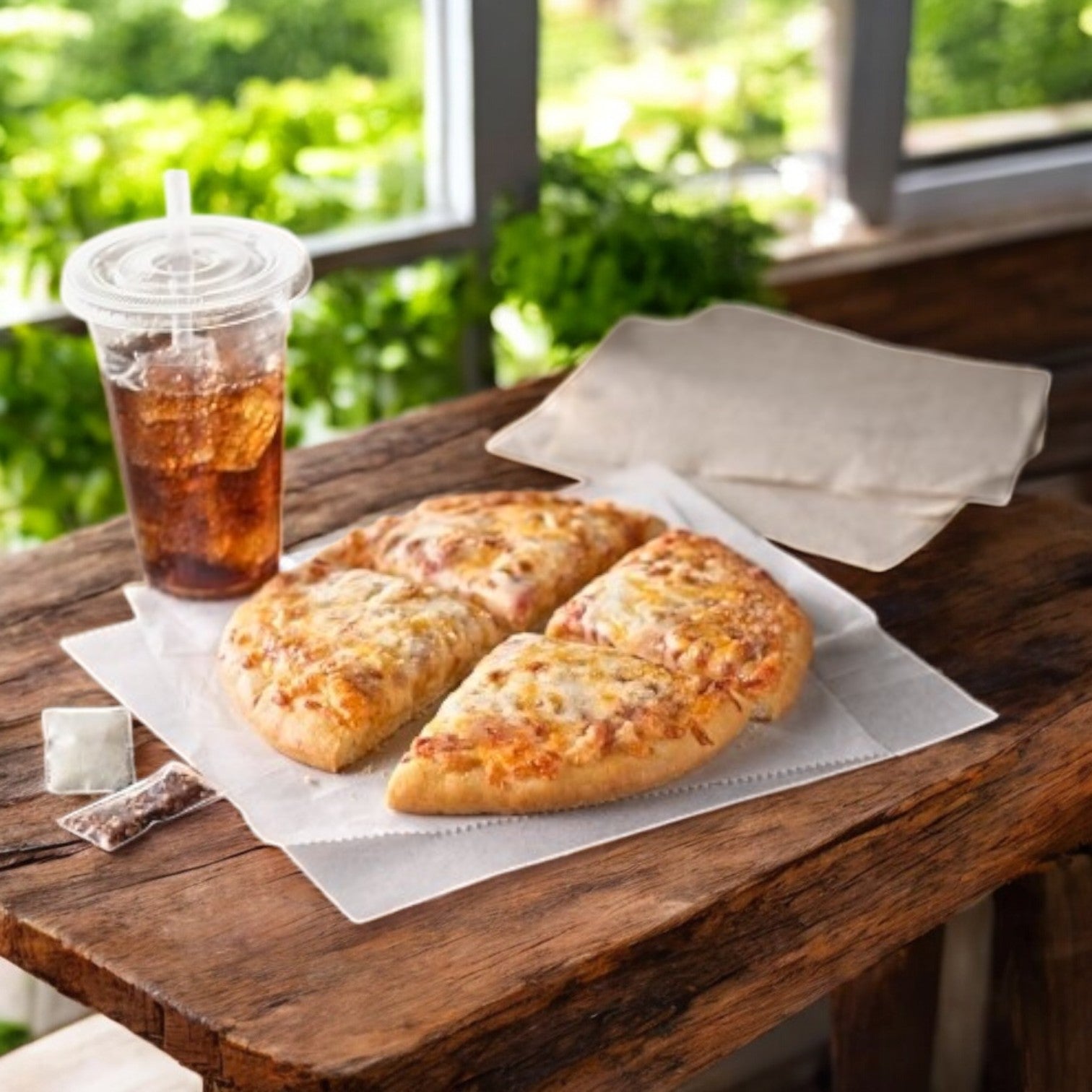 Villa Prima 7" Personal Cheese Pizza – 4-Way Cut, Frozen 24 Pizzas Per Case (7.87 oz Each)