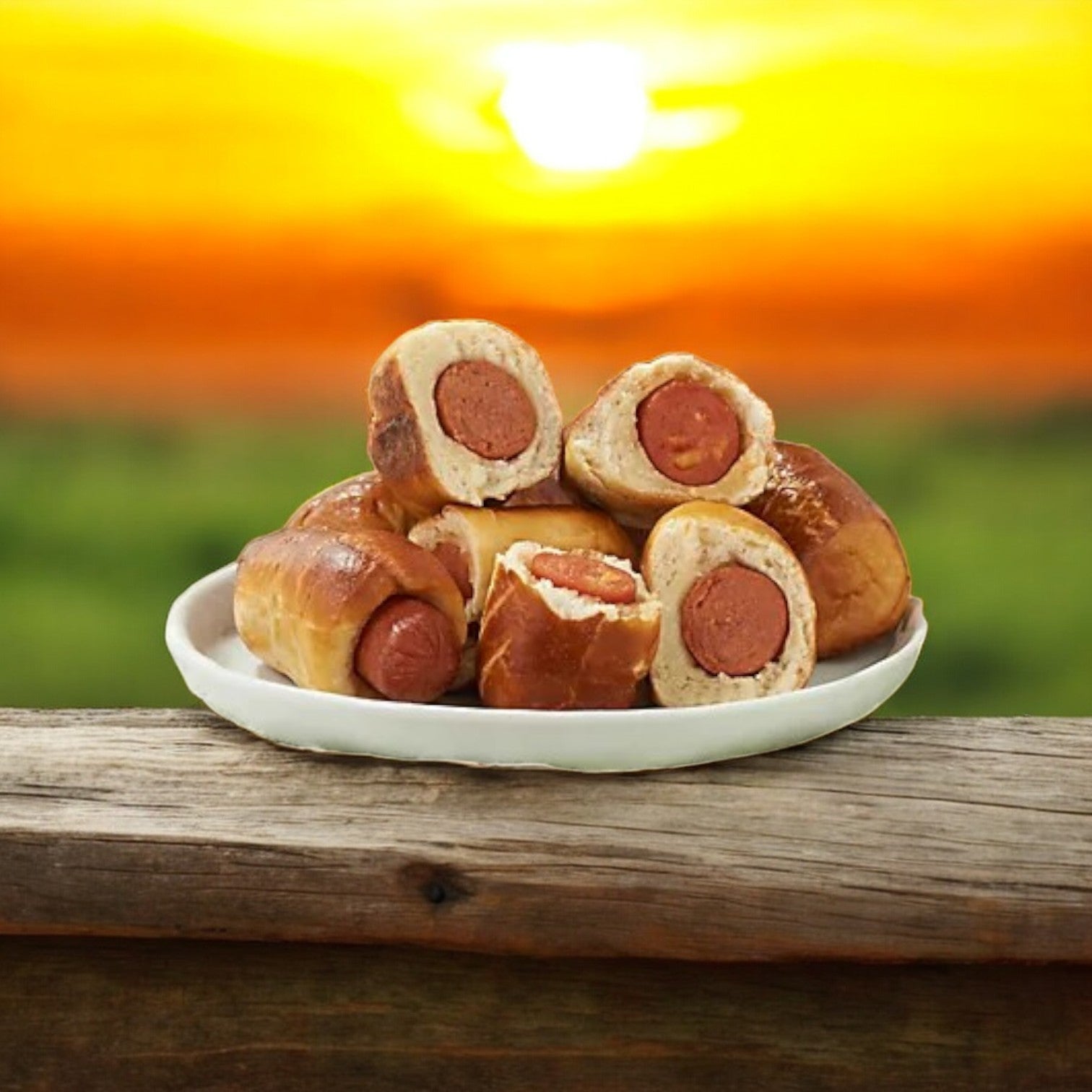 Pretzel Dogs – Molly's Kitchen -100 Count (Parbaked, 0.6 oz Each)