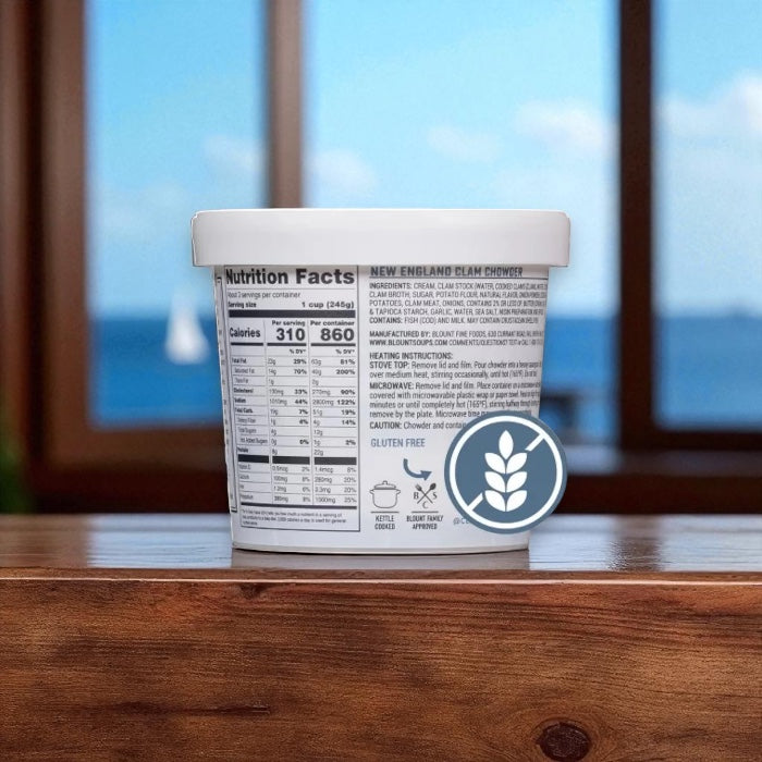 Blount Clam Shack Gluten Free New England Clam Chowder Soup - 24 oz.