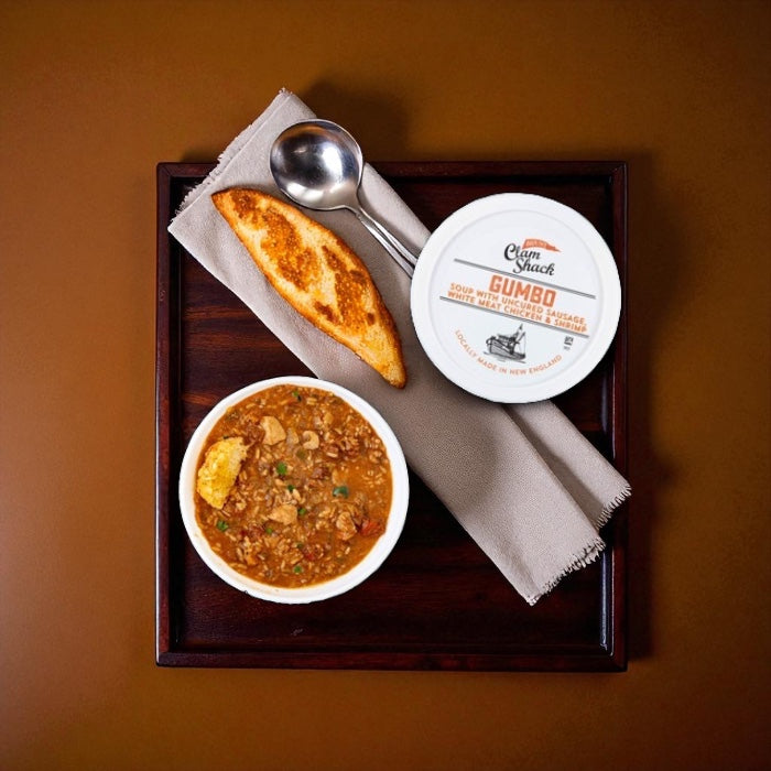 Blount Clam Shack Gumbo with Uncured Sausage, White Meat Chicken & Shrimp Soup (24 oz)