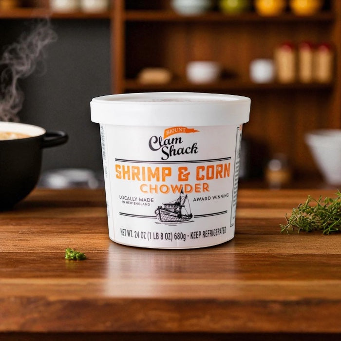 Blount Clam Shack Shrimp & Roasted Corn Chowder, 24 oz