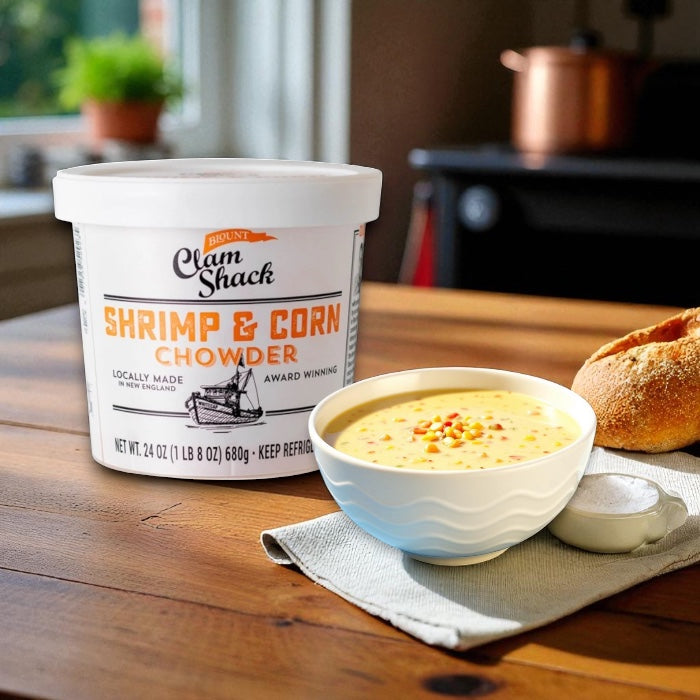 Blount Clam Shack Shrimp & Roasted Corn Chowder, 24 oz