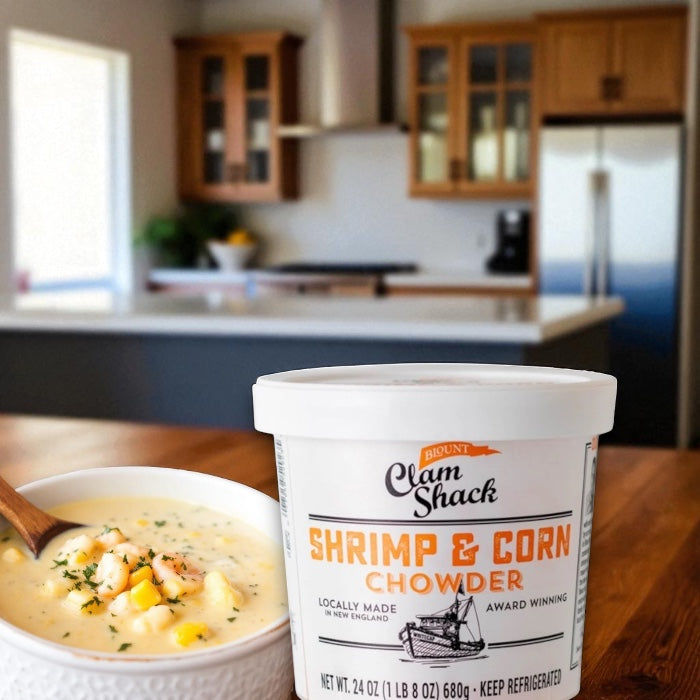 Blount Clam Shack Shrimp & Roasted Corn Chowder, 24 oz