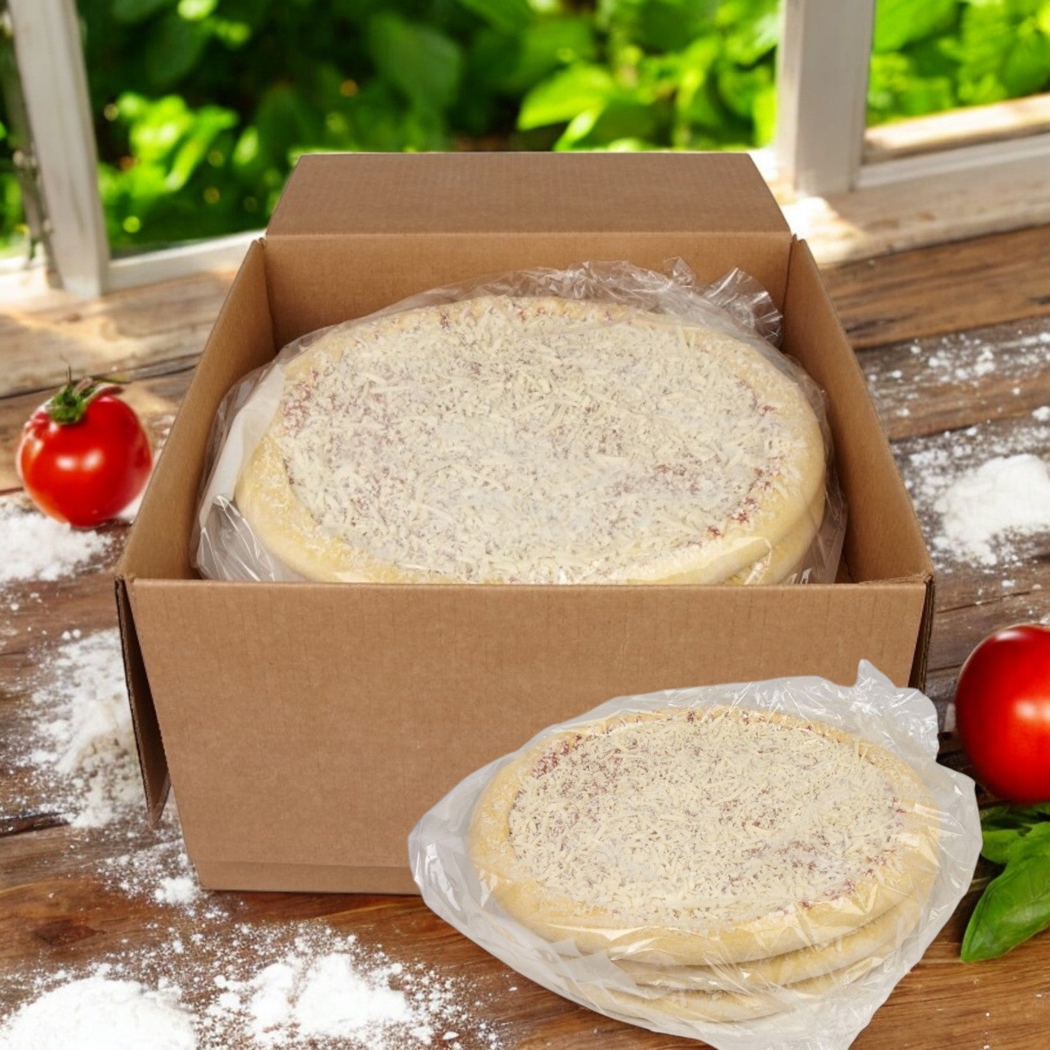 Villa Prima 16" Cheese Pizza – Self-Rising Crust, Frozen 9 Pizzas Per Case