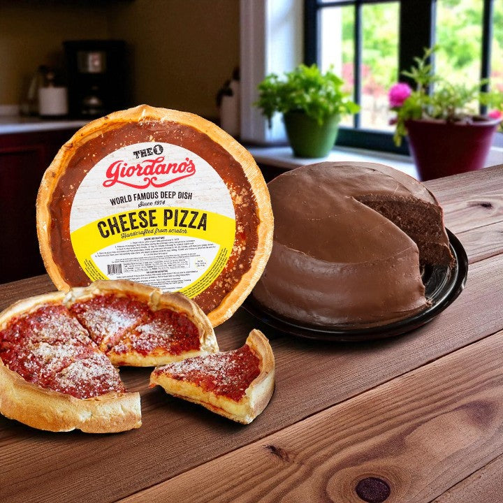 Chicago Classics Combo – Giordano’s Deep Dish Pizza & Portillo’s Famous