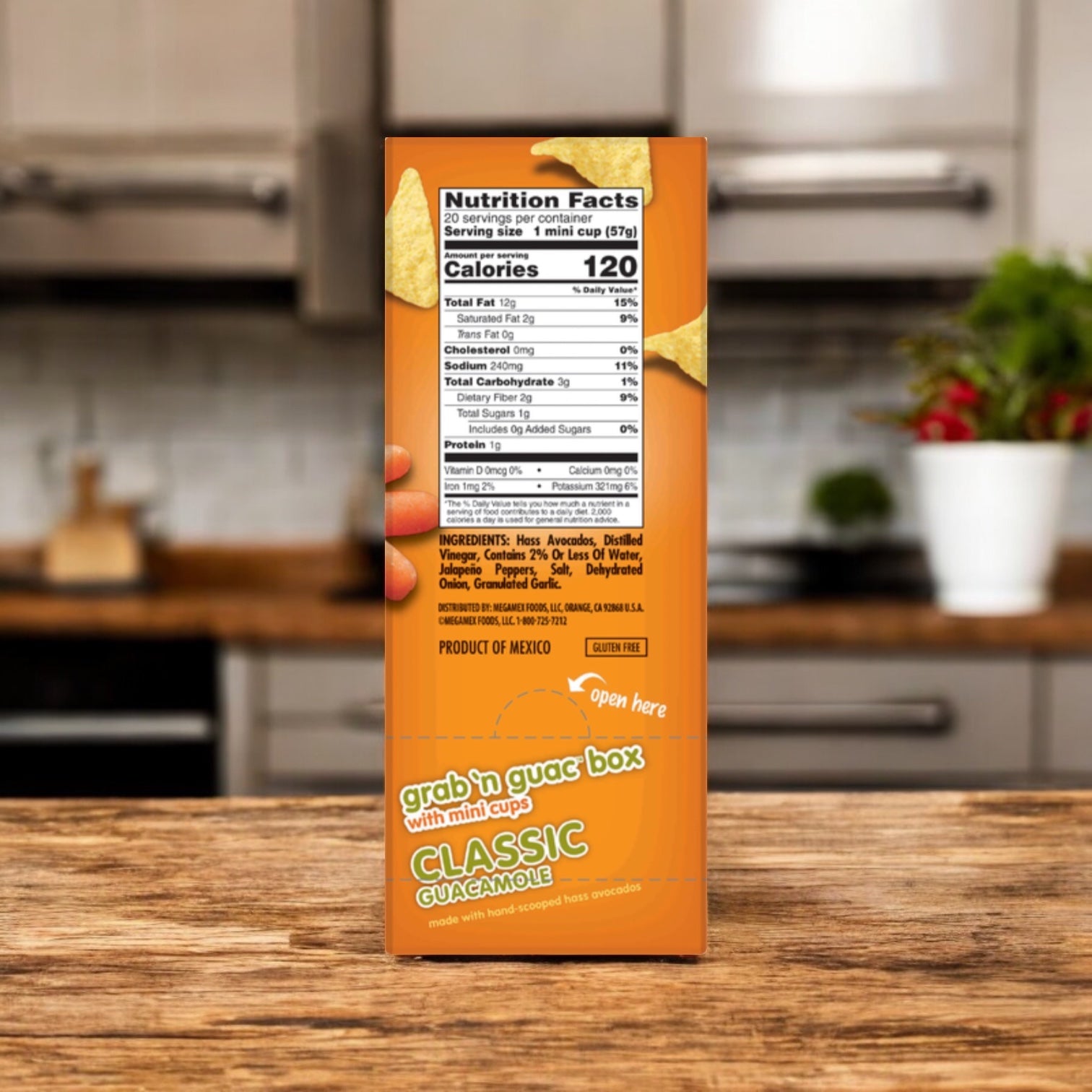 Wholly Guacamole Classic Guacamole Mini Cup - 3 Pack , 20 Count