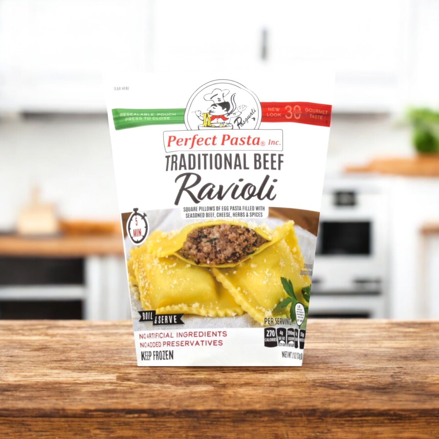 Perfect Pasta Traditional Beef Ravioli , 1 Pack