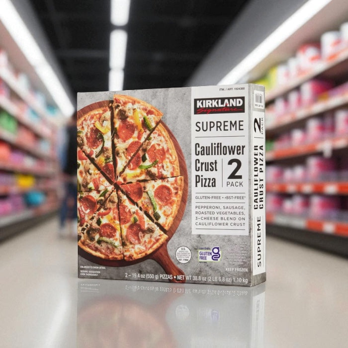 Kirkland Signature Cauliflower Crust Pizza, Supreme, 2-count -1 Pack
