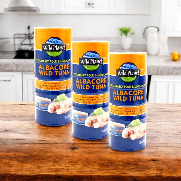 Wild Planet Wild Albacore Tuna, 6 Count- 3 Packs