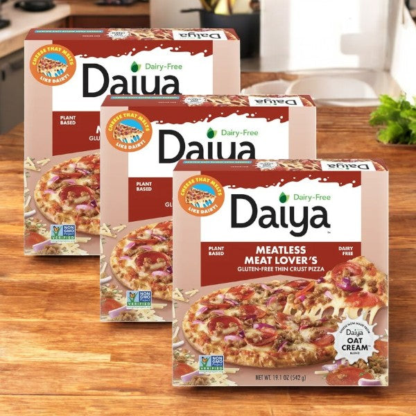 Daiya Dairy Free Gluten Free Meatless Meat Lover's Pizza, 19.1 oz. - 3 Packs