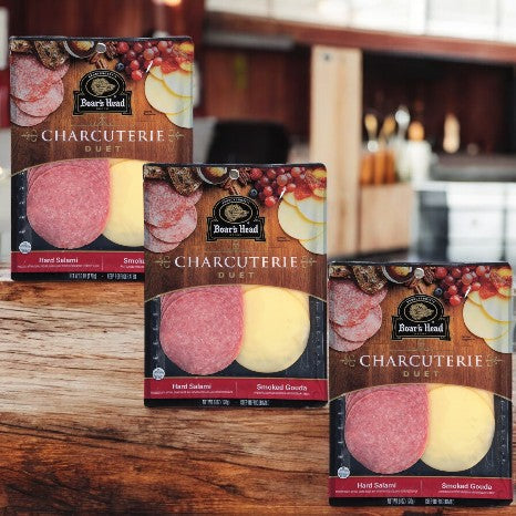 Boar's Head Charcuterie Duet: Hard Salami & Smoked Gouda- 3 Count