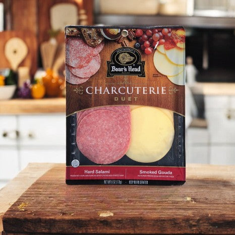 Boar's Head Charcuterie Duet: Hard Salami & Smoked Gouda- 1 Count