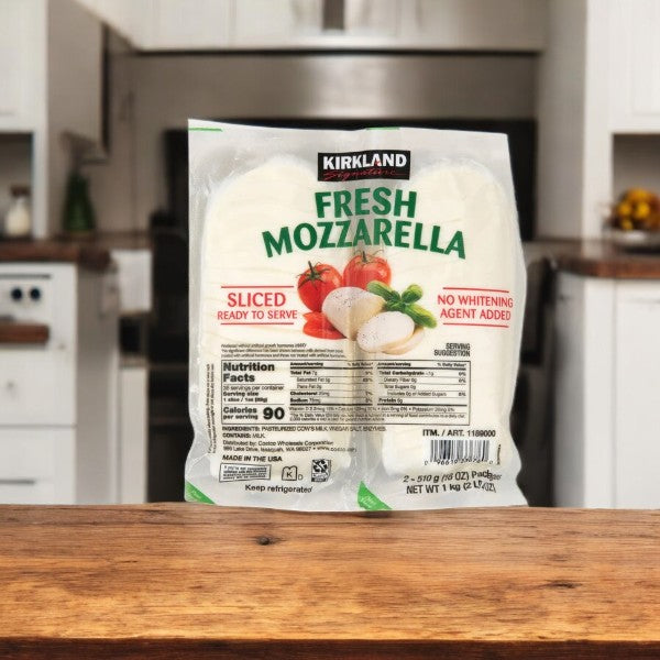 BelGioioso Fresh Mozzarella Cheese Slices, 2 Count-1 Pack