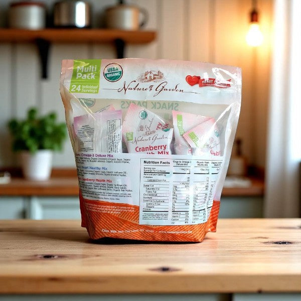 Nature's Garden Organic Trail Mix Snack Packs, Variety Pack, 24 Count- 1 Pack