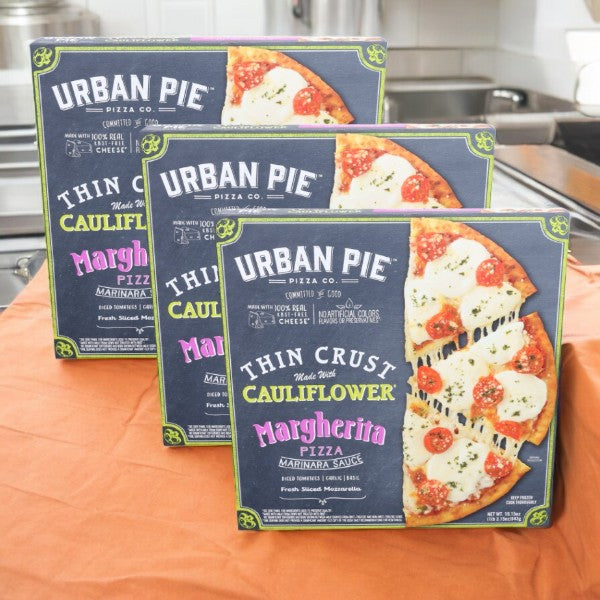 Urban Pie Pizza Co. Pizza, Thin Crust, Margherita, 19.15 oz. - 3 Count