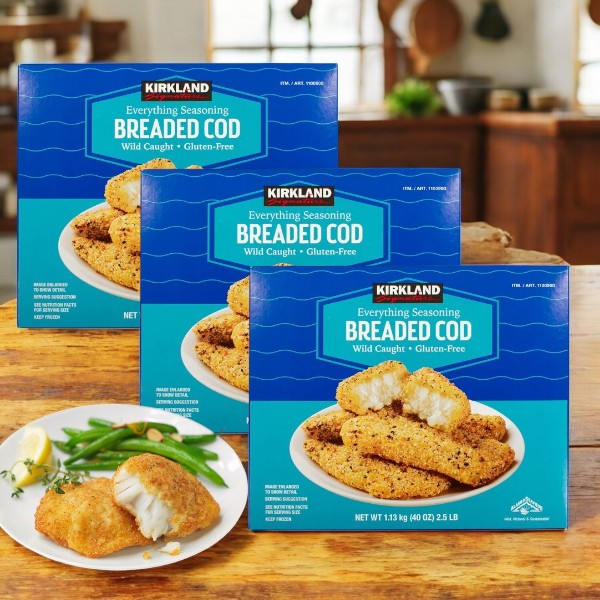 Kirkland Signature Gluten Free Everything Cod, 2.5 lbs- 3 Packs