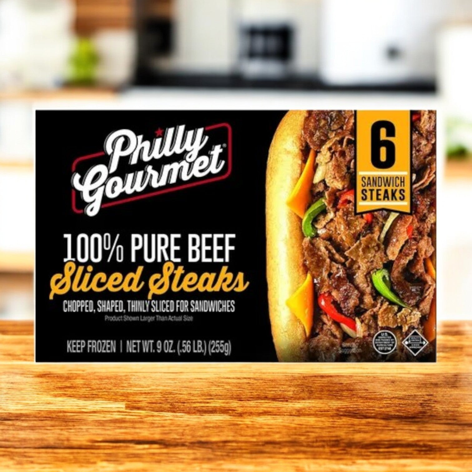 Philly Gourmet Steaks, 100% Pure Beef, Sliced- 1 Pack