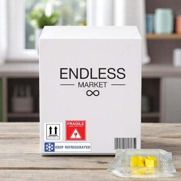 Pineapple Chunks Fresh, 2.5 oz - 50 Count-Made to Order! 7 Days Shelf Life When You Receive!