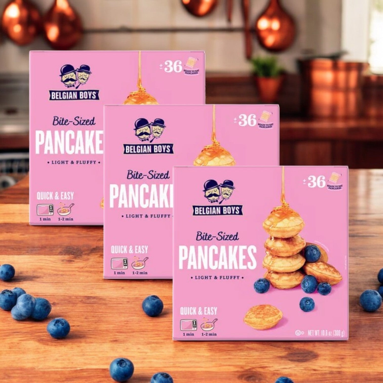 Belgian Boys Refrigerated Bite-Sized Pancakes-3 Count
