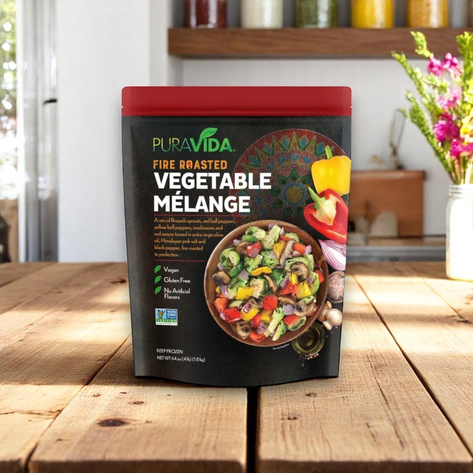 PuraVida Fire-Roasted Vegetable Mélange – 64 oz Family Pack