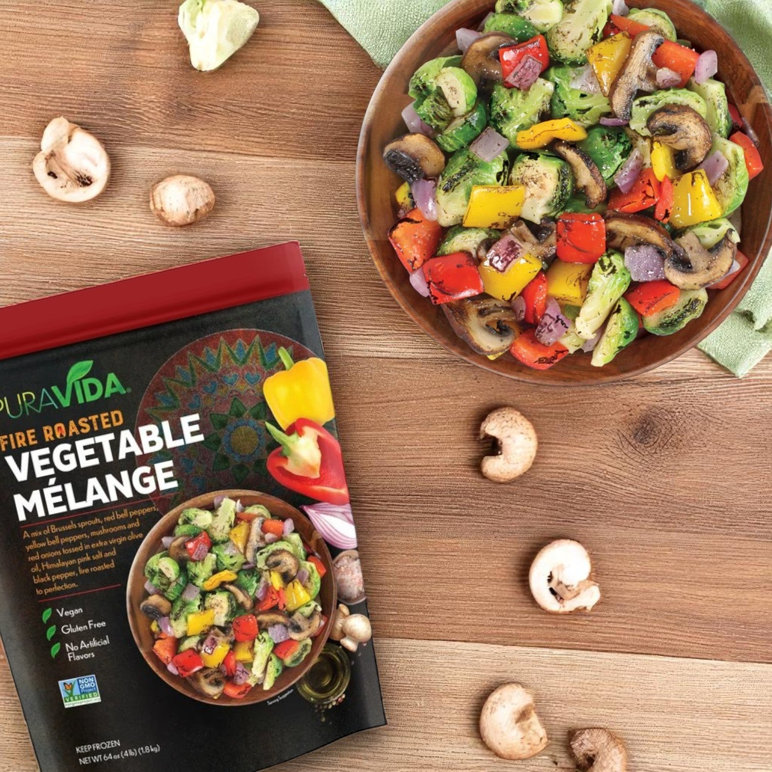 PuraVida Fire-Roasted Vegetable Mélange – 64 oz Family Pack