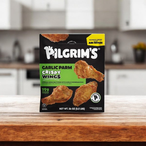 Pilgrim's Garlic Parm Wings, 3.5 lbs- 1 Pack