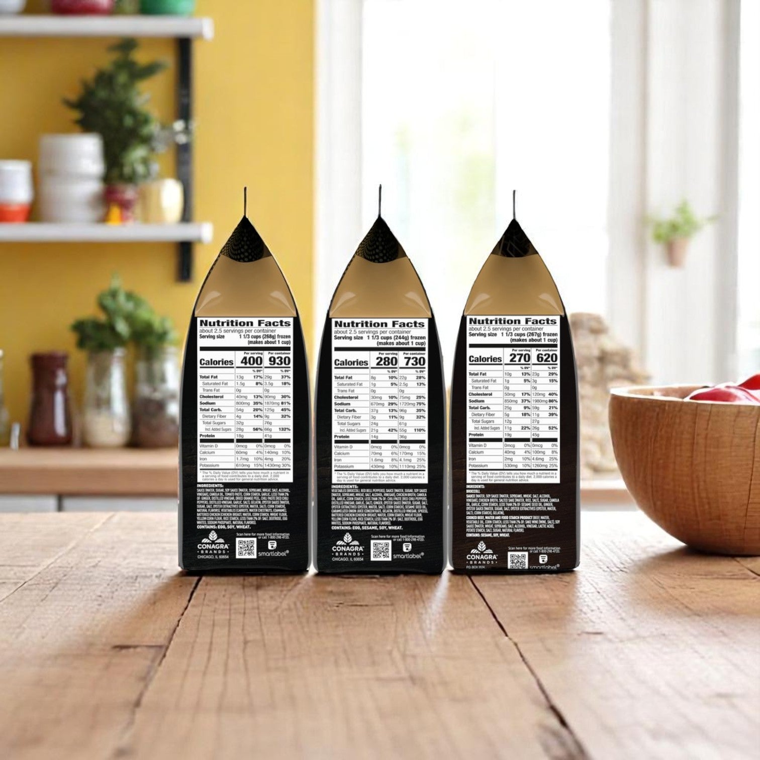 P.F. Chang’s 3 Bundle Pack – Includes Orange Chicken, General Chang’s Chicken, and Beef & Broccoli – 22 oz Each