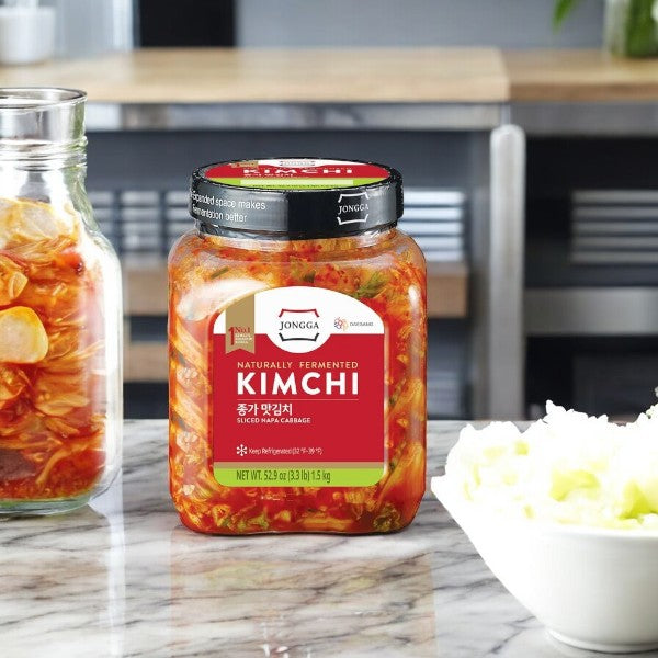 Kimchi- Jongga Sliced Napa Cabbage Kimchi, 52.9 oz- 1 Pack
