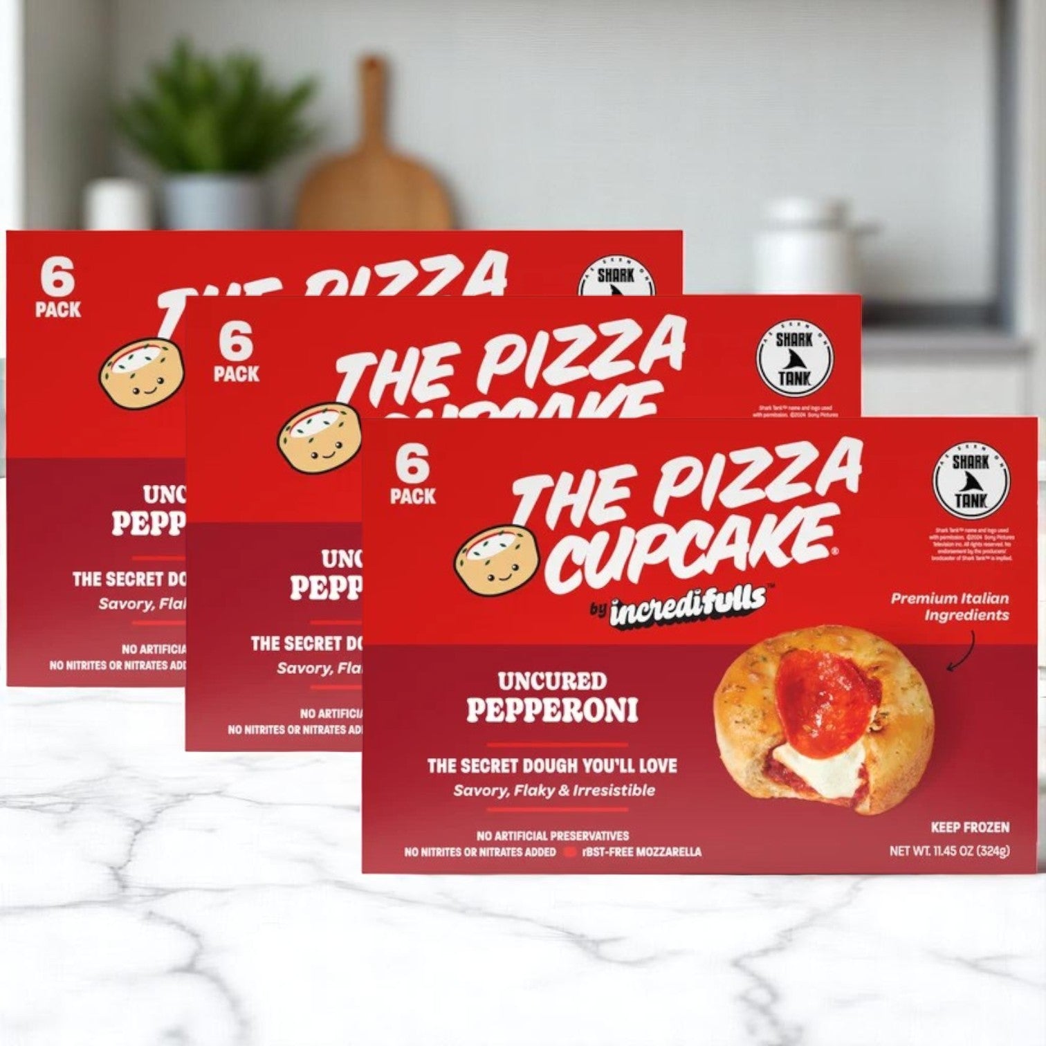 The Pizza Cupcake Pepperoni- 3 Count