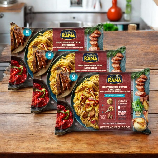 Rana Southwest Style Linguine with Chicken and Sausage,40 Oz- 3 Count