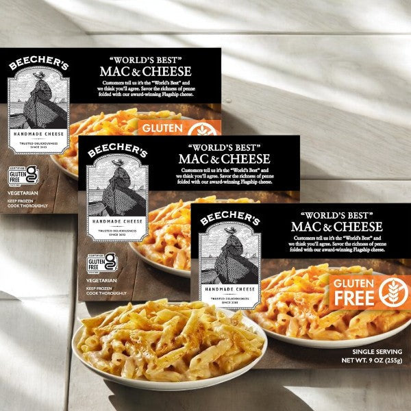 Beecher's Handmade Cheese "World's Best" Gluten Free Mac & Cheese- 3 Count