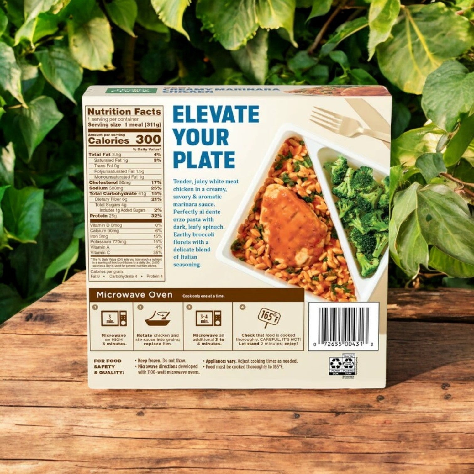 Healthy Choice Creamy Marinara Chicken, Frozen Meal – 11 oz