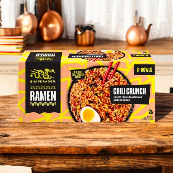 SNAPDRANGON CHILI CRUNCH RAMEN- 6 Bowls- 1 Case
