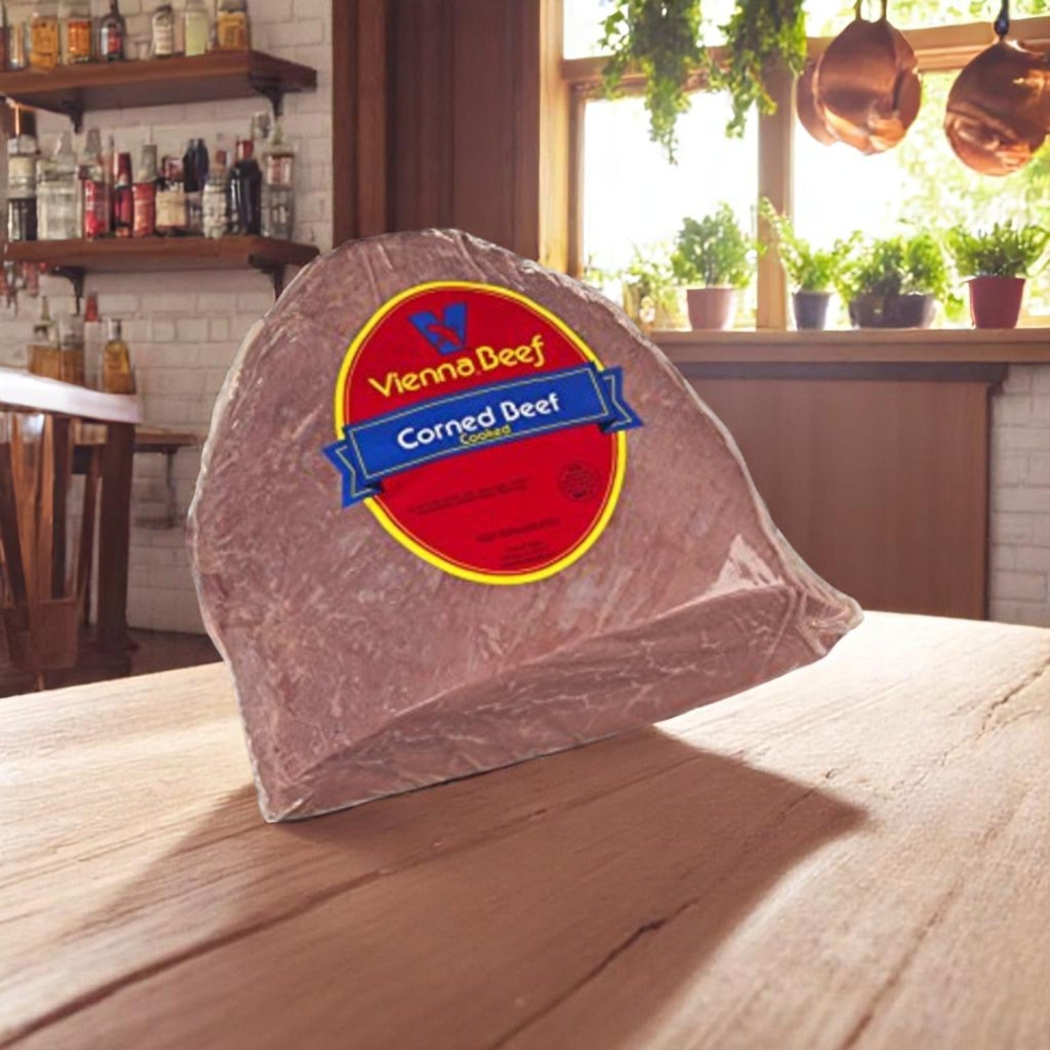 Vienna Beef Flat Cut Corned Beef – Approx. 1.0 lb