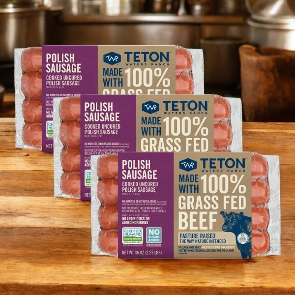 Teton Waters Ranch Polish Sausage- 3 Count
