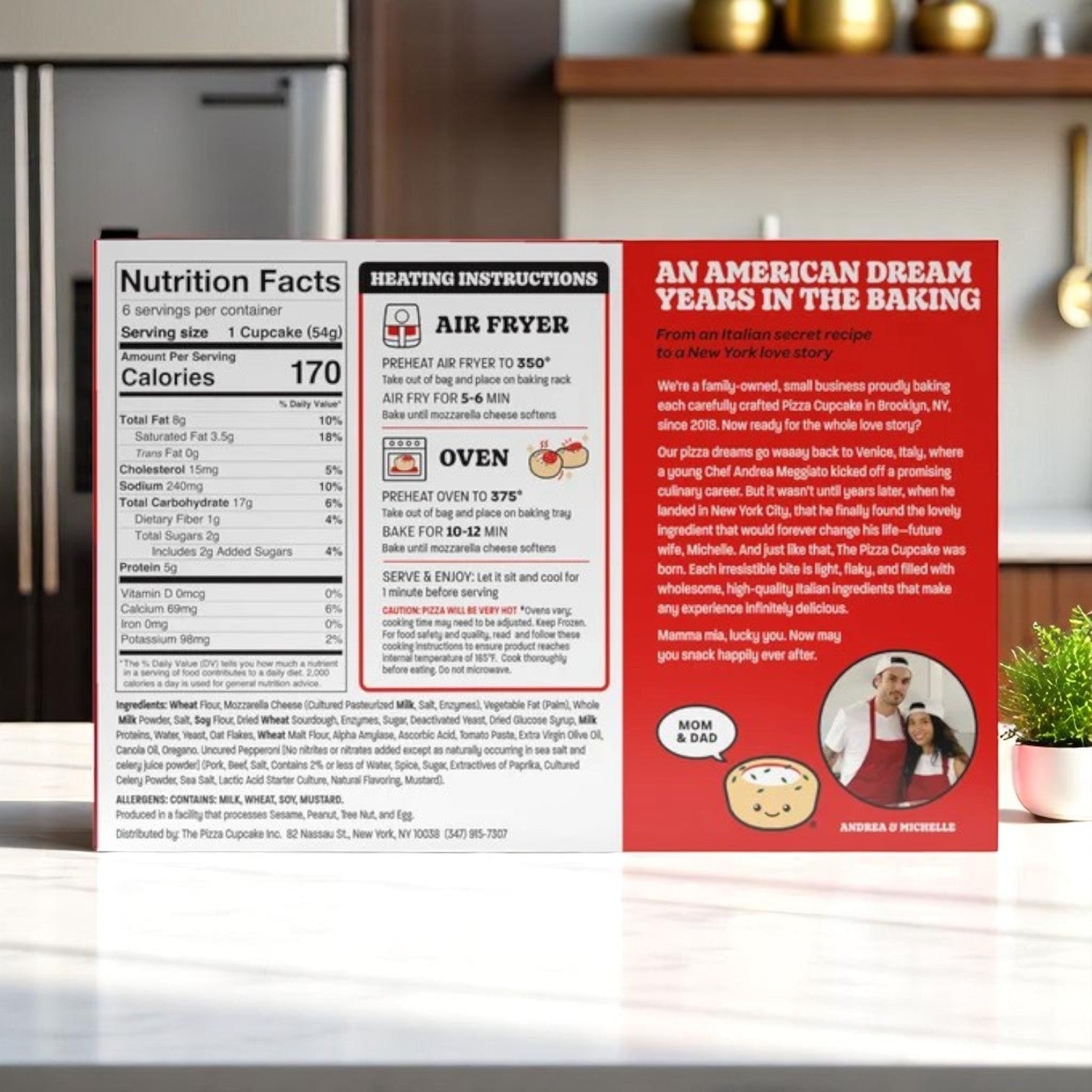 The Pizza Cupcake Pepperoni- 3 Count