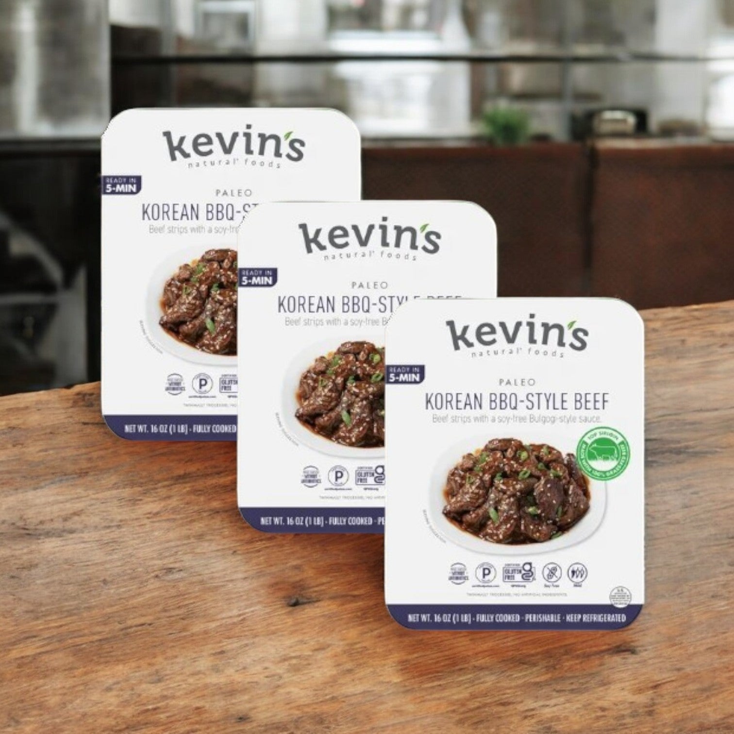 Kevin's Paleo Korean BBQ-Style Beef- 3 Count