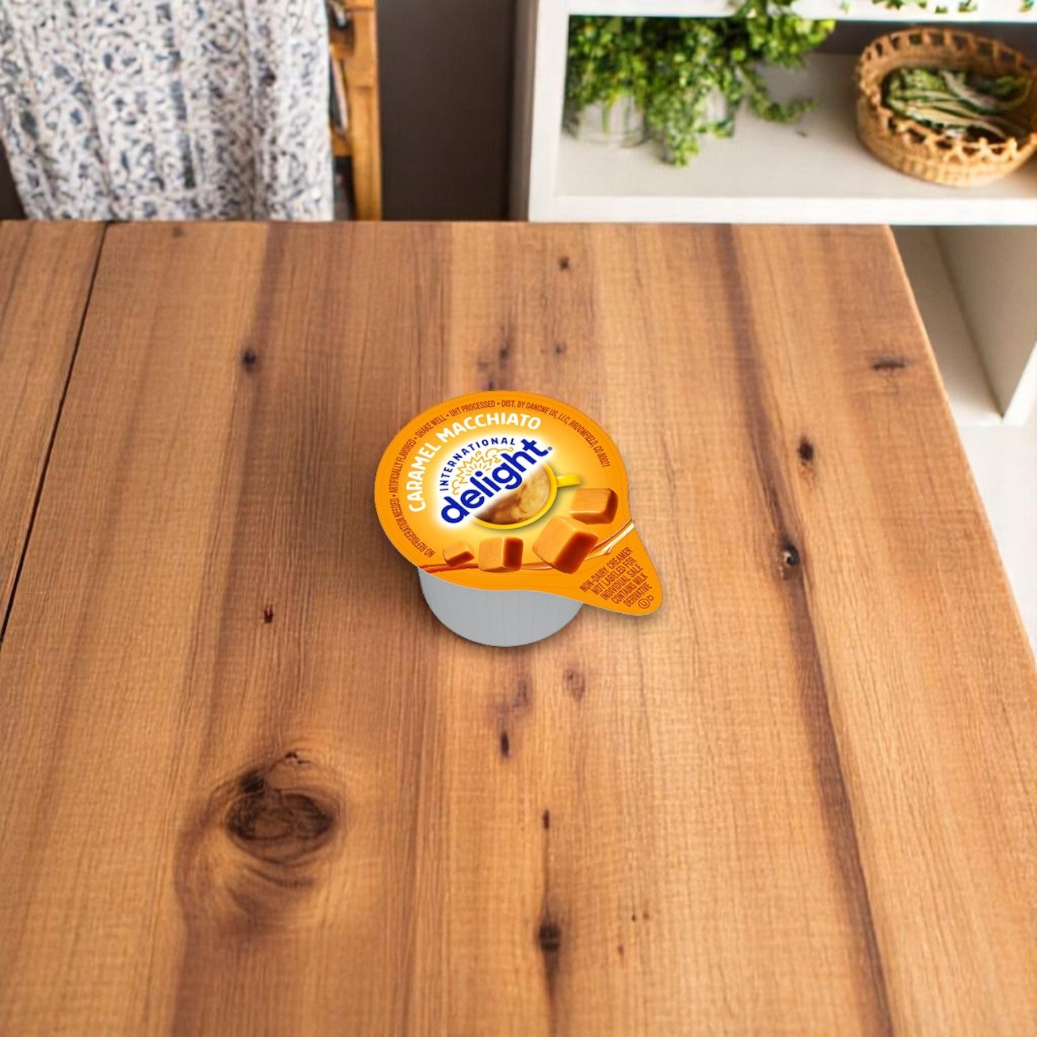 International Delight Liquid Coffee Creamer Singles – Caramel Macchiato, Non-Dairy (0.44 fl oz, Pack of 192)