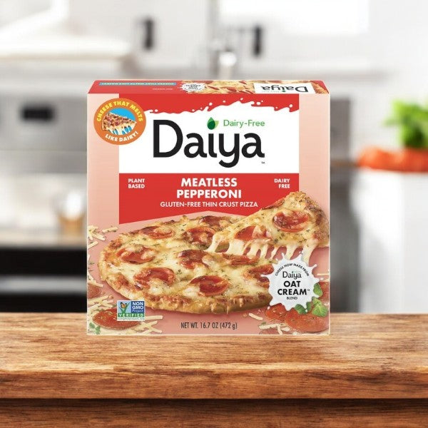 Daiya Dairy Free Gluten Free Meatless Pepperoni Pizza, 16.7 oz. - 1 Pack