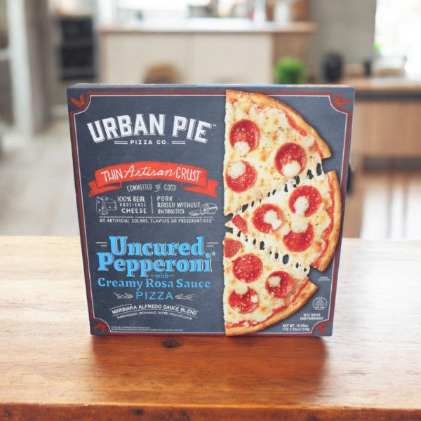 Urban Pie Pizza Co. Pizza, Thin Artisan Crust, Uncured Pepperoni- 1 Pack