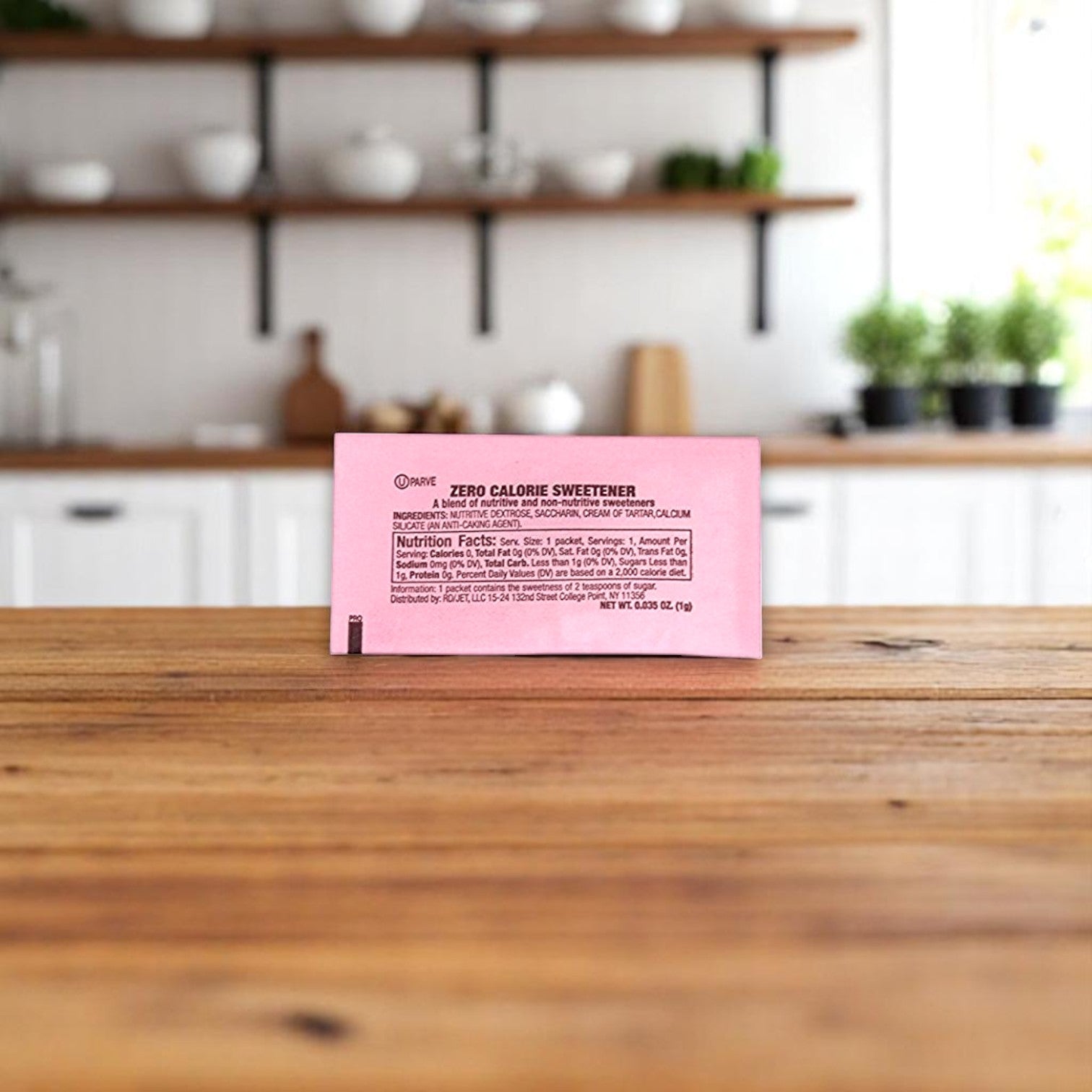 Chef’s Quality – Pink Sugar Substitute Packets – 1,000 Count