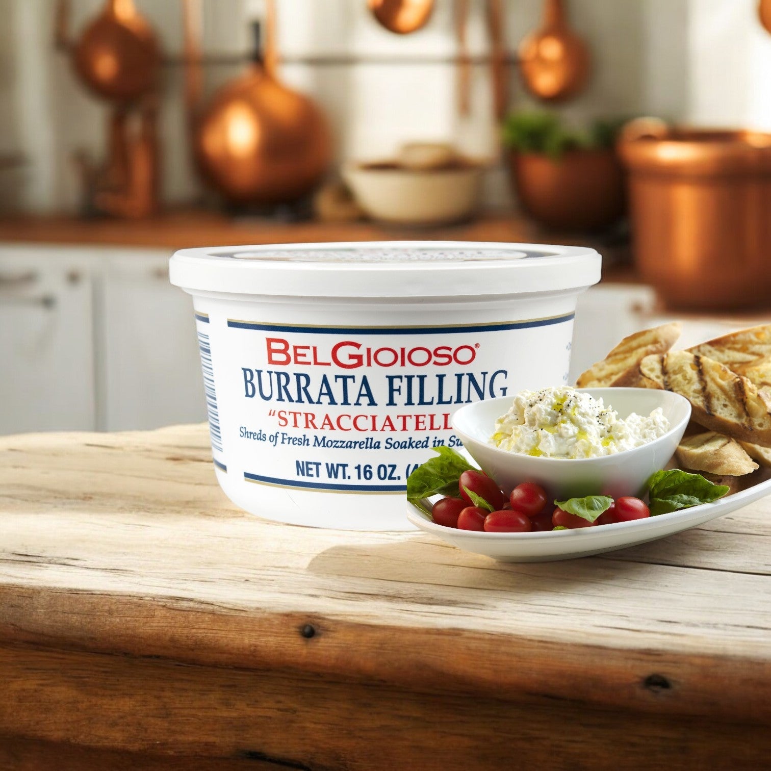 BelGioioso Mozzarella Stracciatella Cup – 6/1 LB