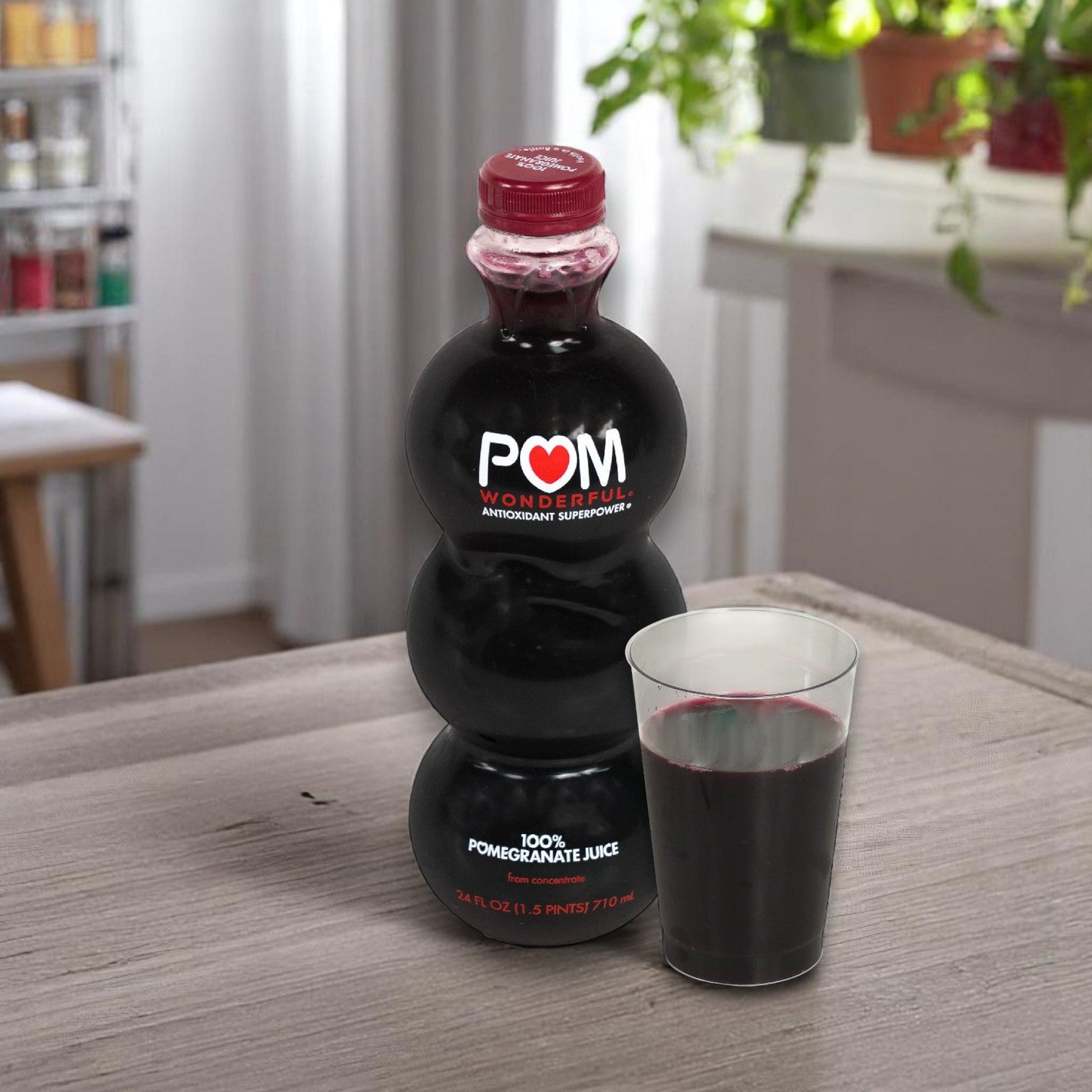 Pom Wonderful 100% Pomegranate Juice – 6 Pack (24 fl oz Bottles)