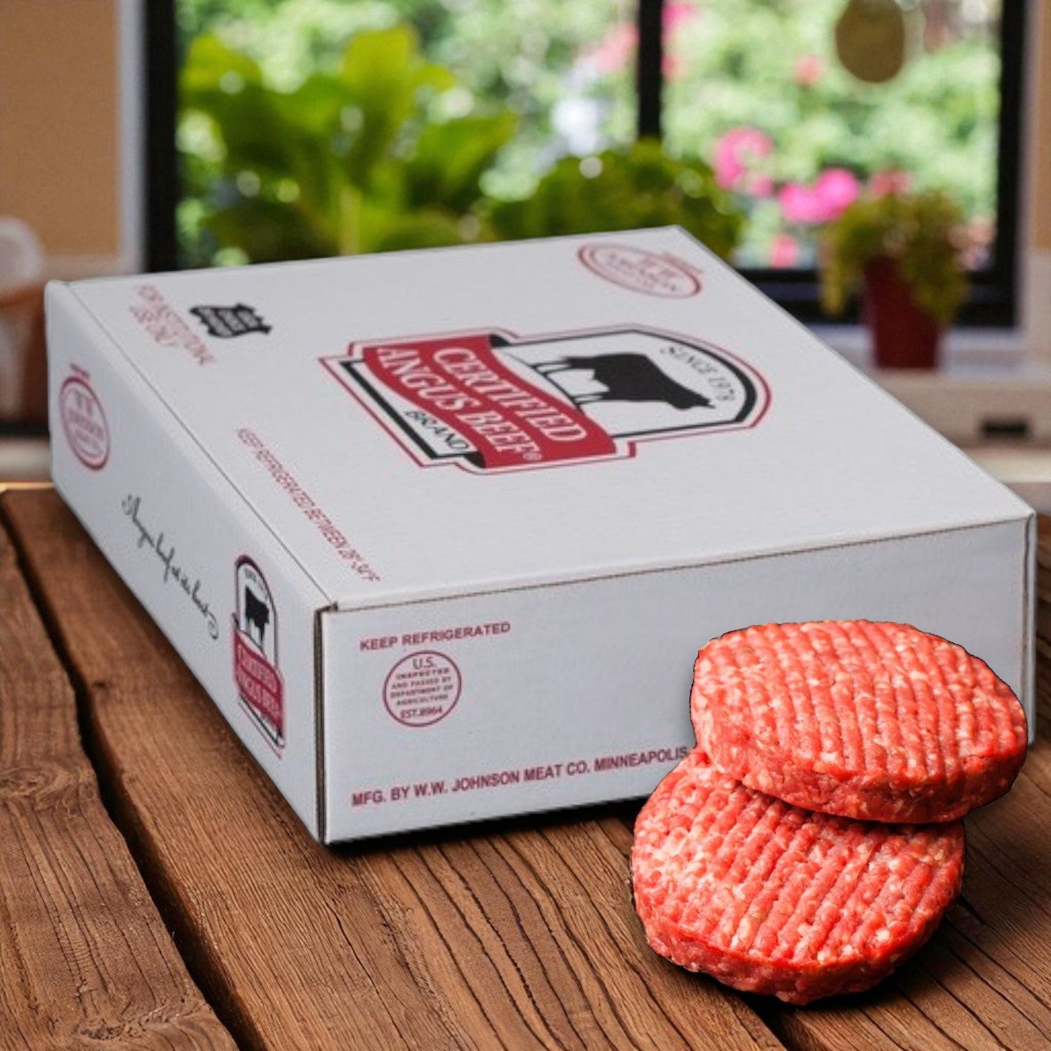 Halal- Certified Angus Beef® 80/20 Halal Steak Burgers — 5.33 oz, 36 Pack