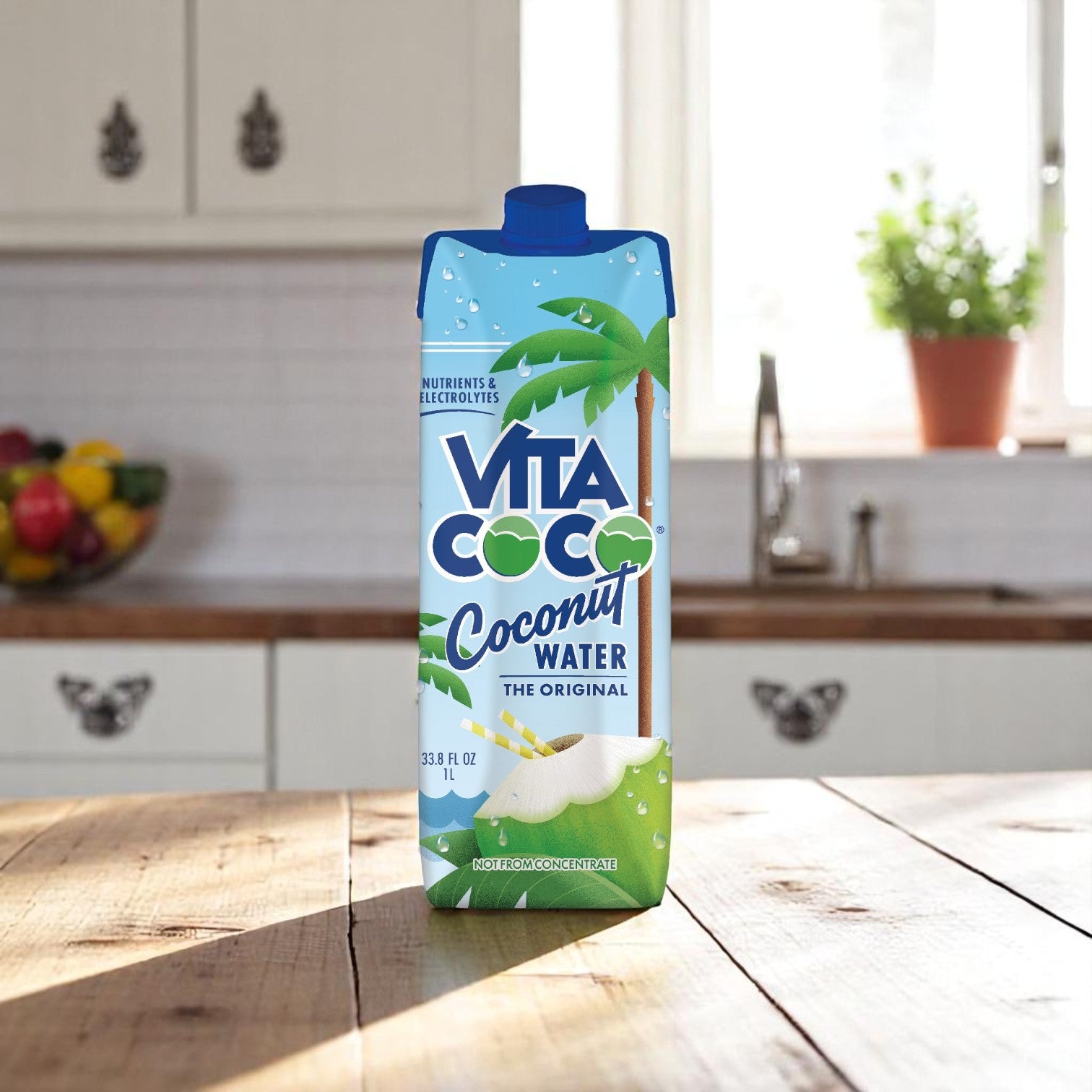 Vita Coco 100% Natural Coconut Water – 12 Pack (33.1 fl oz each)