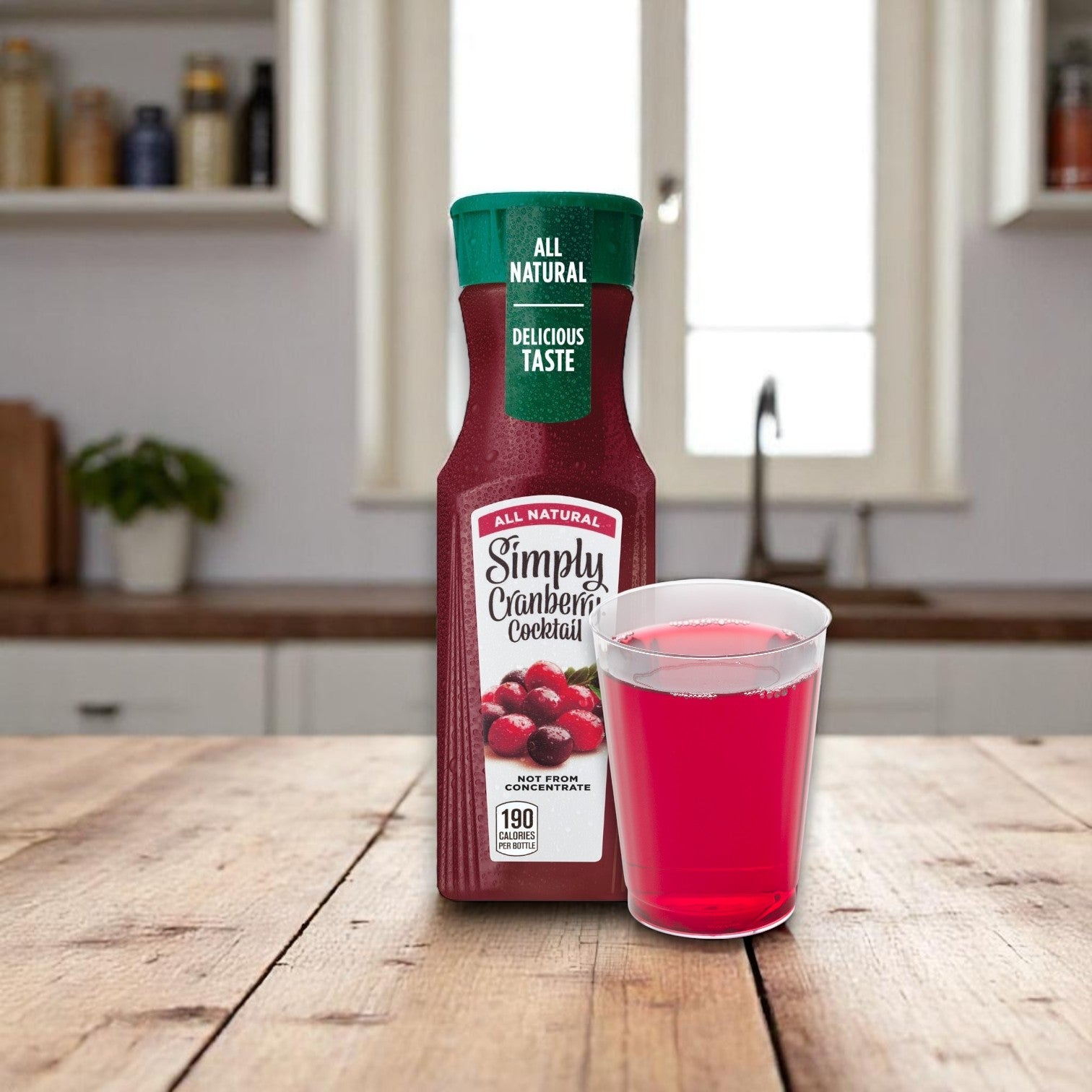 Simply Cranberry Juice – 12 Pack (11.5 fl oz Bottles)